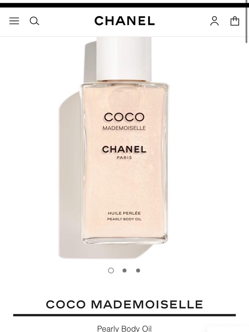 Brand New: CHANEL Coco Mademoiselle Pearly Body Oil
